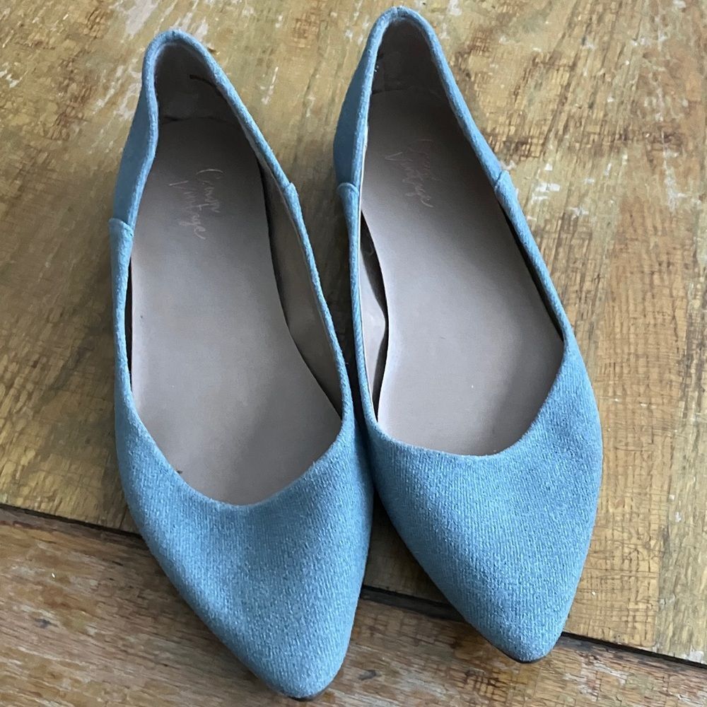 Crown Vintage Sky Blue Women's Loafers
